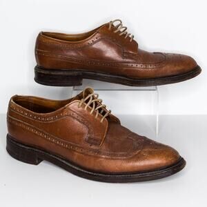 Barrie Ltd. Men's Dress Shoes Wingtip Oxford Made In England Brown Size 10 | AB